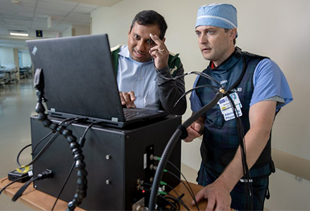 Ashwin Parthasarathy and Dr. Maxim Mokin