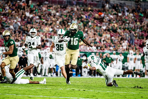 USF football rolls past Charlotte in American Conference season opener