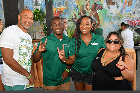 Jeamson Simeus and USF alumni