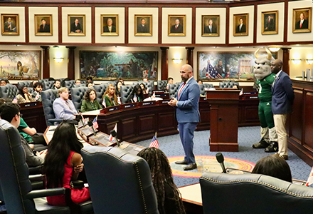 Sen. Jay Collins at USF Day at the Capitol