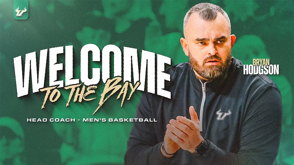 Graphic says welcome to the bay