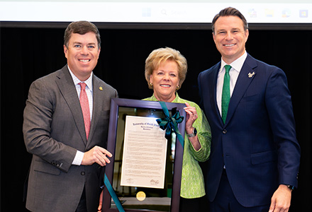 Mike Griffin, Rhea Law and Will Weatherford