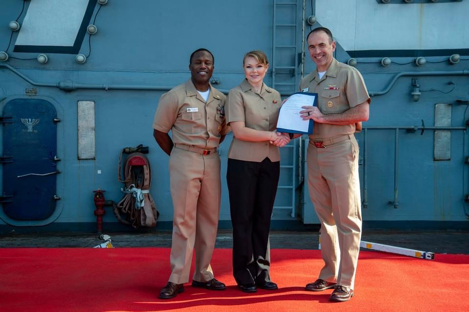 Gretchen in the U.S. Navy