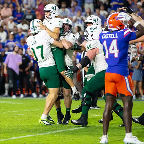 USF football makes program history in first win against the Florida Gators