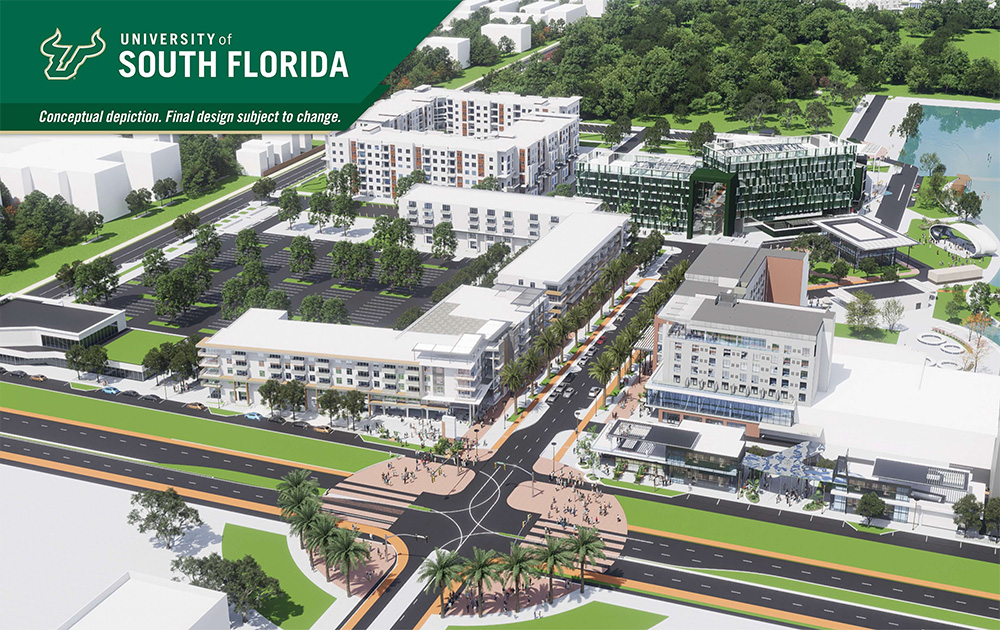 Rendering of the Fletcher District