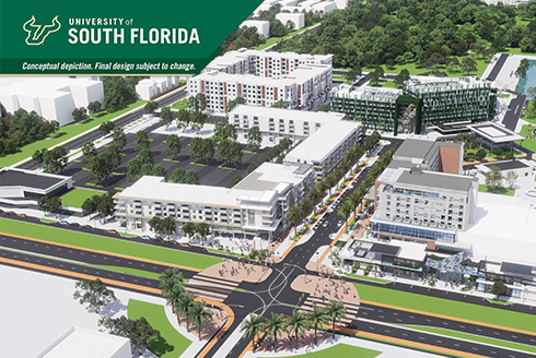 Rendering of the Fletcher District