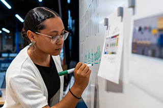 Deziree Price, project engineer and former intern for the IAE