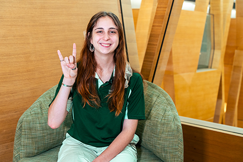 From classroom to command: USF student helping shape the future of national security.