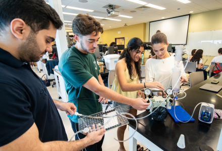 Medical engineering students