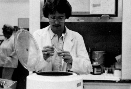 USF researcher in 1984