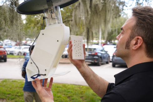 Ryan Carney with Digitomy mosquito trap