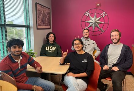 Interns pose at Four Winds IT