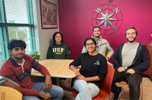 Interns pose at Four Winds IT
