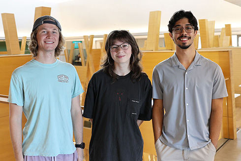 Three USF students