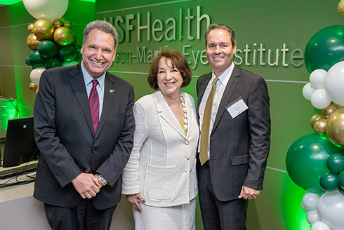 President Moez Limayem, Suzi Martin and Dr. Toby Tyson