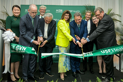 Ribbon cutting of GVN headquarters