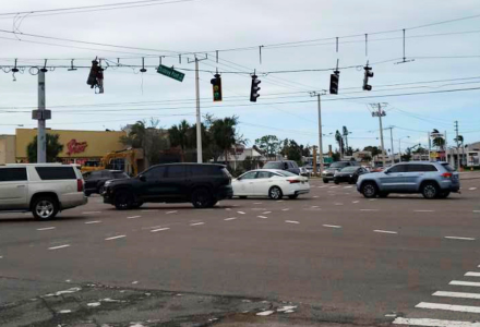 Hurrican Milton traffic damage