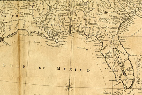 Old map of the south east