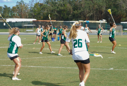 Lacrosse practice