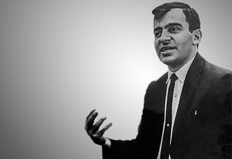 Tsokos lectures at USF in the early 1970s.