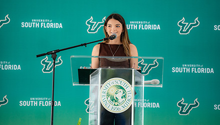 USF senior Helena Ardigo