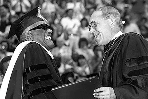 Ray Charles gets an honorary degree
