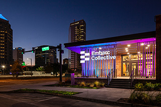 Exterior of Embarc building