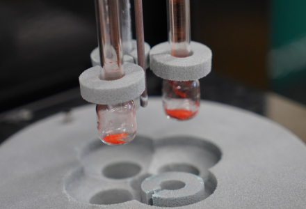 Materials react to sunlight