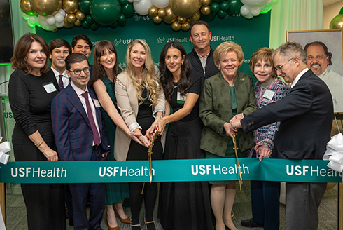Group cuts ribbon for USF Health Institute for Voice and Hearing Innovation