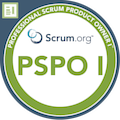Professional Scrum Product Owner Badge