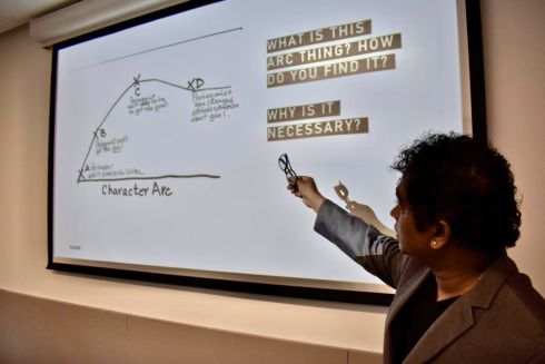 Dr. Sayandeb Basu introducing a 