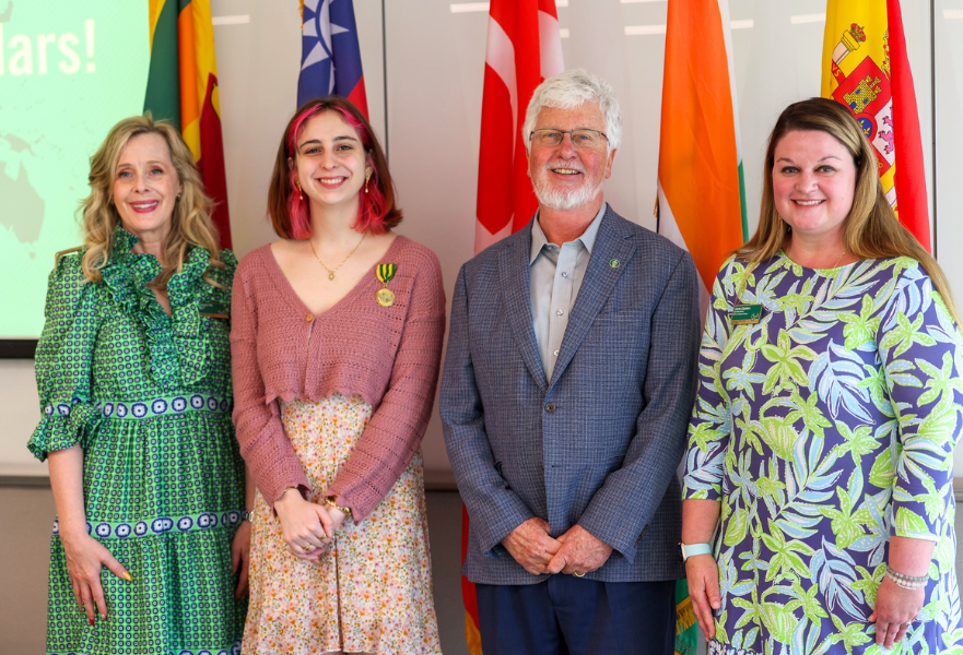 Kiki Caruso, Lauren Chambers, May Spinney, and Charles Adams
