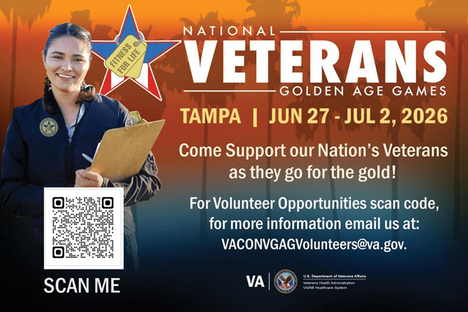 40th National Veterans Golden Age Games Volunteering