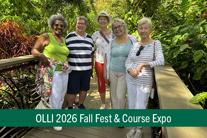 Group of OLLI women smiling
