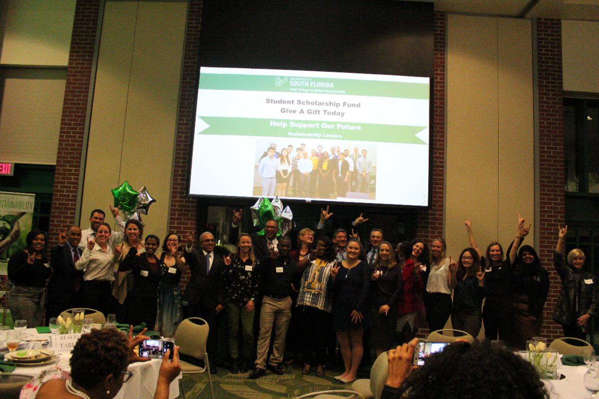 Fall 2019 Graduating Class at the Annual Alumni Dinner, December 2019