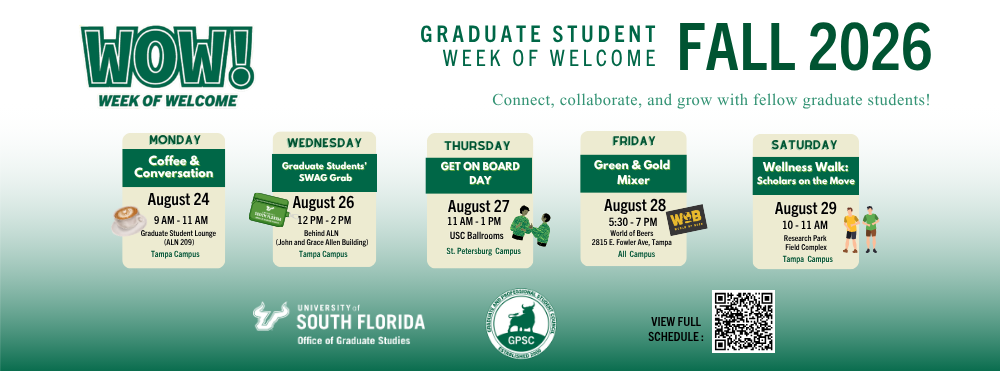 Graduate Student Orientation For Fall 2026