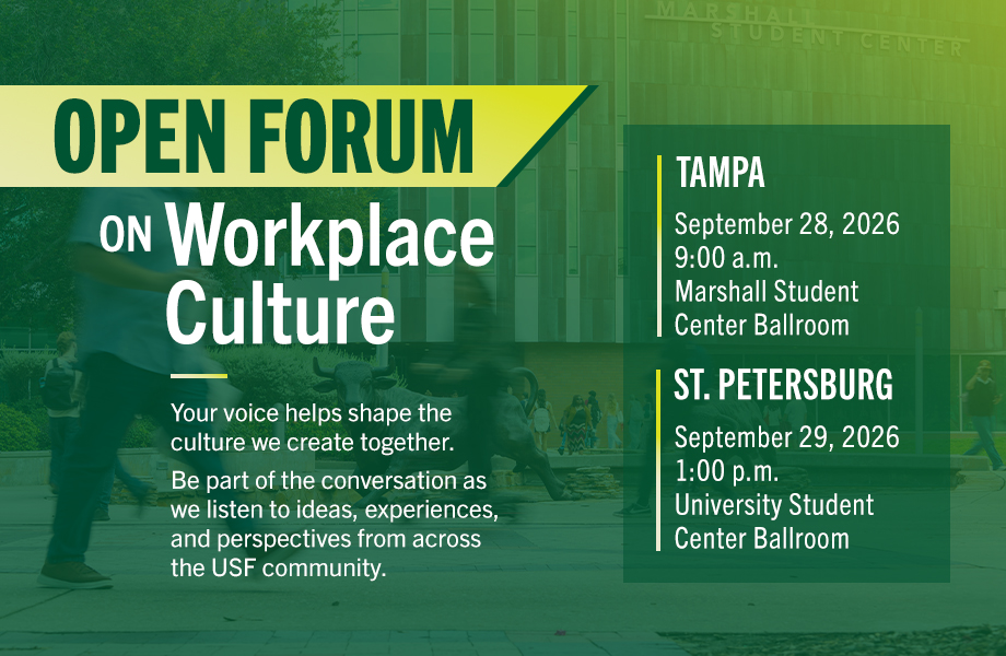 Open Forums on Workplace Culture