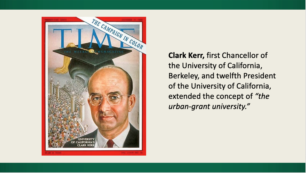 TIME magazine cover showing Clark Kerr