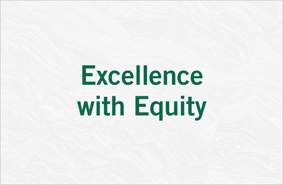 Excellence with Equity