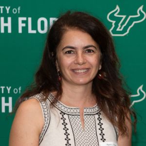woman smiling at camera