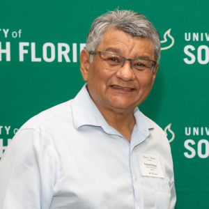 man smiling at camera