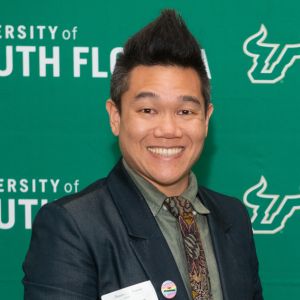 man smiling at camera