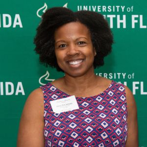 woman smiling at camera