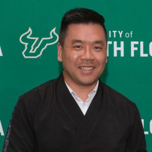 man smiling at camera
