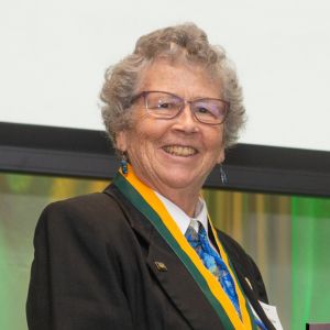 woman smiling at camera