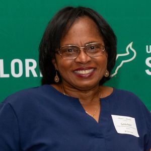 woman smiling at camera
