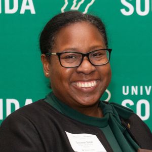 woman smiling at camera