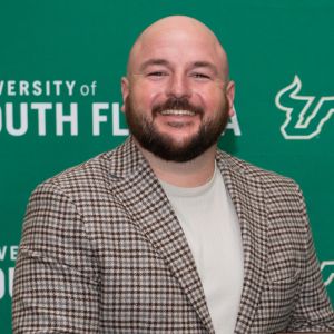 man smiling at camera