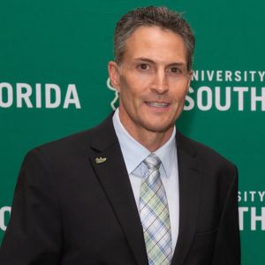 man smiling at camera