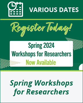 Library hosted spring workshops for researchers